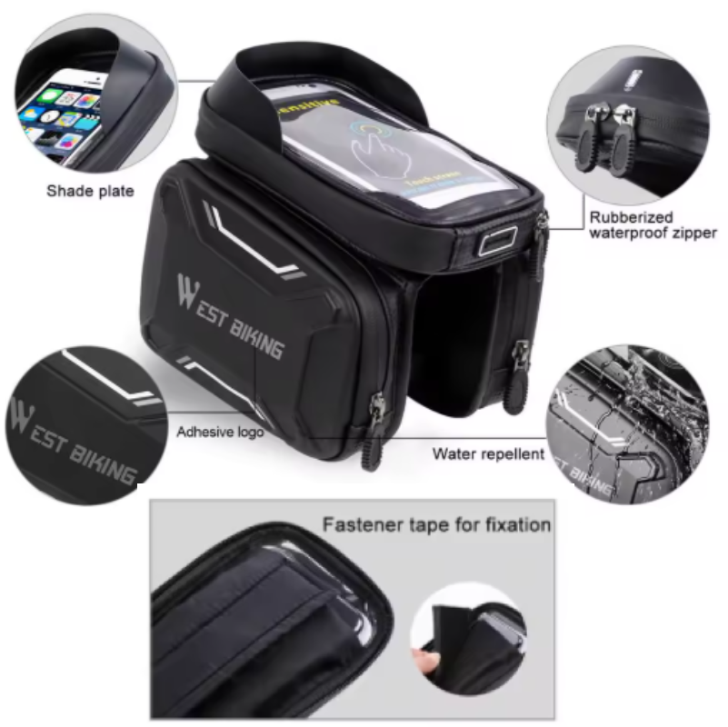 Bicycle Bike Hard Shell Case and LED Turn Signal Indicators Taillight