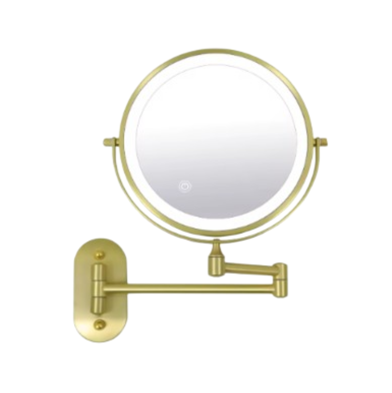 Reptronic Two sided LED wall mounted cosmetics mirror: X10 Magnifying