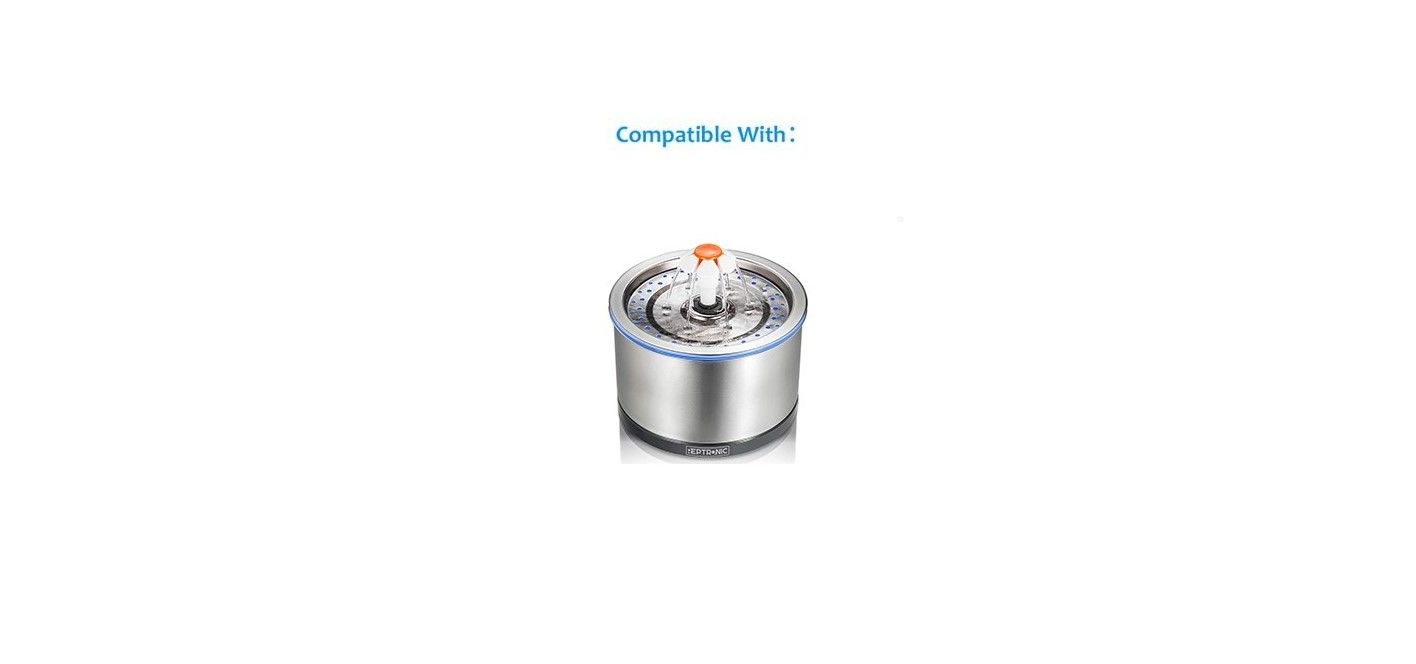 Cat/Dog Stainless Steel Water Fountain Pump Replacement