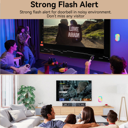 Reptronic DIY white wireless doorbell: RPTDB47 - 1R1B