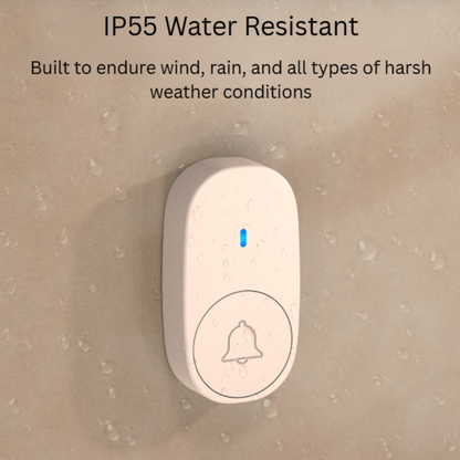 Reptronic DIY white wireless doorbell: RPTDB47 - 1R1B