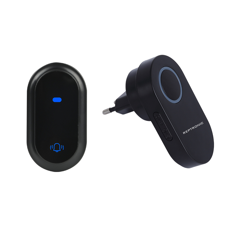 Reptronic DIY Black Wireless Doorbell: RPTDB45 - 1R1B