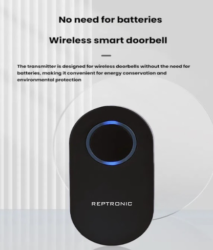Reptronic DIY Black Wireless Doorbell: RPTDB45 - 1R1B