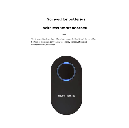 Reptronic DIY Black Wireless Doorbell: RPTDB45 - 1R1B