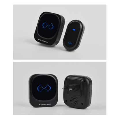 Reptronic DIY black wireless doorbell: RPTDB46 - 1R2B