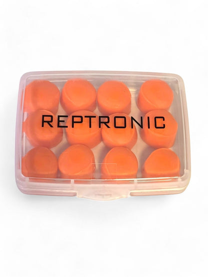 Reptronic Soft Silicone Earplugs - Orange