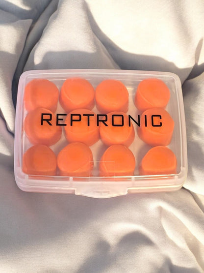 Reptronic Soft Silicone Earplugs - Orange