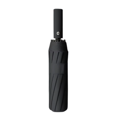 Reptronic 10-Rib Auto Open/Close Umbrella With Durable Iron Alloy Frame - Black 10-Rib