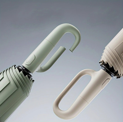 8-Rib Automatic Open and Close Umbrella-Clasp Handle