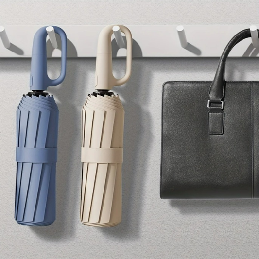 8-Rib Automatic Open and Close Umbrella-Clasp Handle