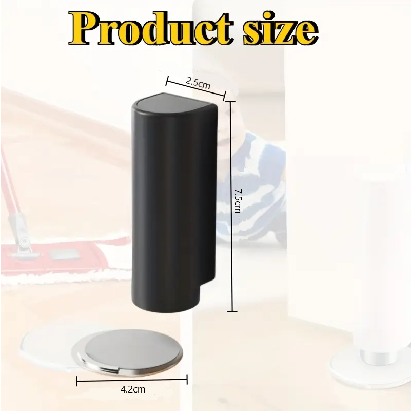 Reptronic Set of 2 Durable Magnetic Door Stoppers - No drill