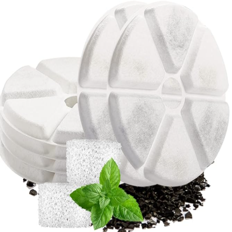 Reptronic 6 pack Round Filters for Reptronic Stainless Steel 2.5L Fountain