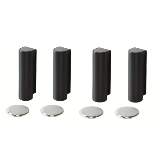 Reptronic Set of 4 Durable Magnetic Door Stoppers - No drill