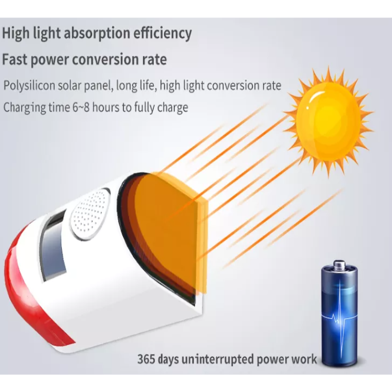 Reptronic PIR Beam Solar Outdoor Sensor with remote- RPT001