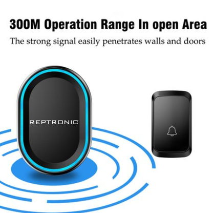 Reptronic DIY Wireless Doorbell RPTDB10 - Black