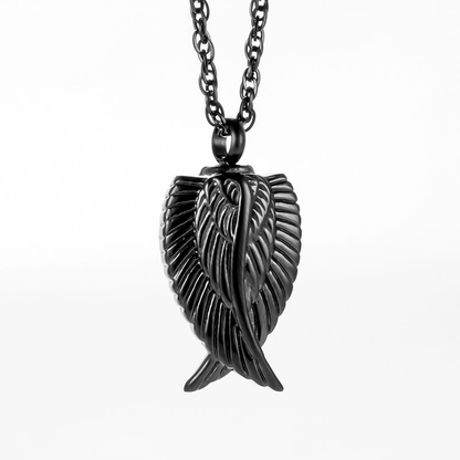 Memorial Safe Keeping Pendant - Angel Wings