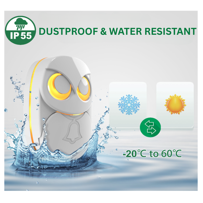 Reptronic DIY Owl - Eye Wireless Doorbell: RPTDB48 - 1R1B