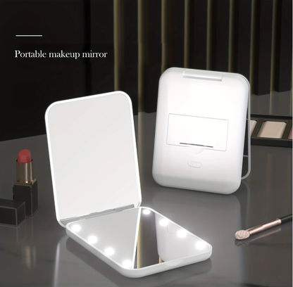 Nicolyn Matte Liquid Lipstick set with Pocket Makeup Mirror:Lighter Colors