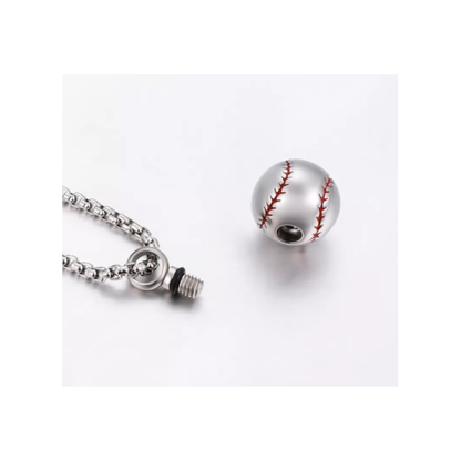 Memorial Safe Keeping Pendant - Baseball